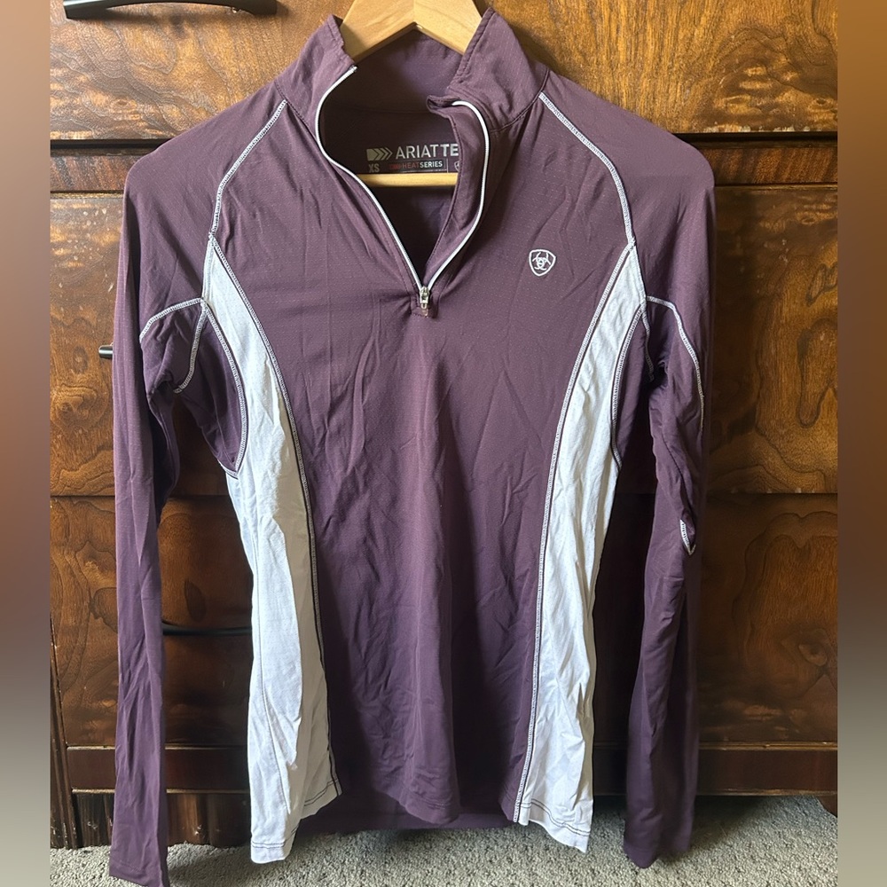 ARIAT XS HeatSeries base layer, purple